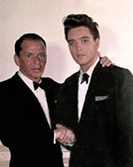 Elvis Presley and Frank Sinatra